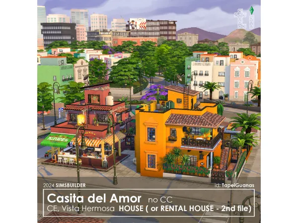 Maxis Match Casita Del Amor by TapeiGuanas - The Sims 4 Custom Content