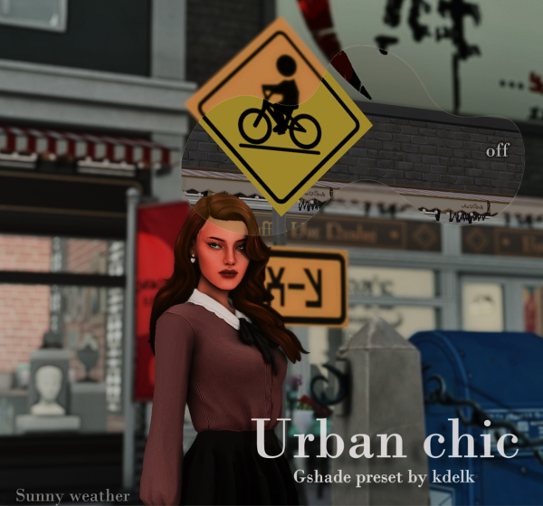 Mix Gshade preset Urban chic Sims 4 by simsfinds - The Sims 4 Custom Content