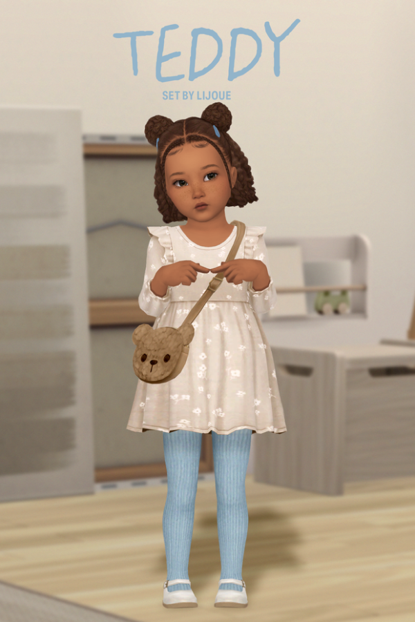 Maxis Match teddy set by simsfinds - The Sims 4 Custom Content