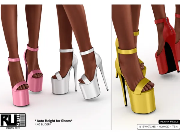Alpha alisha heels - The Sims 4 Custom Content