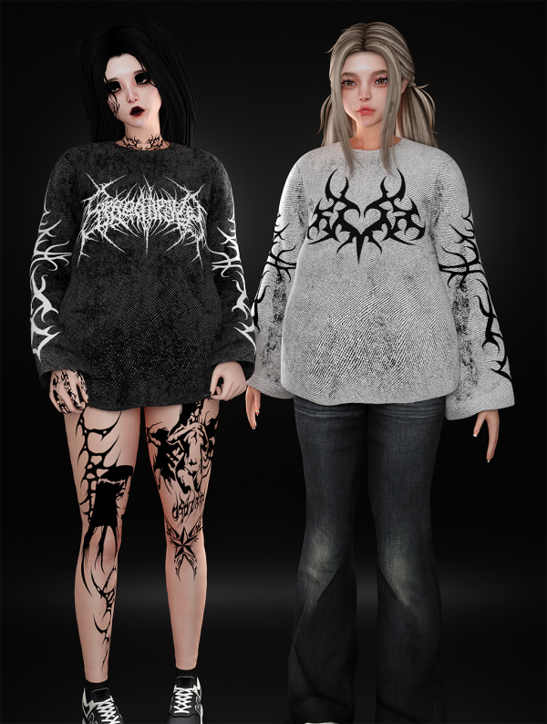 Alpha sᴡᴇᴀᴛᴇʀ ᴛʀᴀsʜ by whimp - The Sims 4 Custom Content