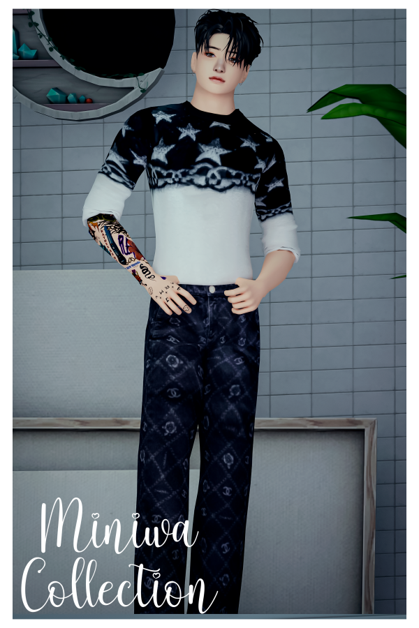 Maxis Match JUNGKOOK CHANEL COLLECTION by simsfinds - The Sims 4 Custom Content