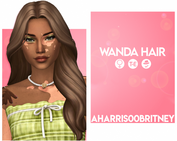 Maxis Match Wanda Hair by simsfinds - The Sims 4 Custom Content