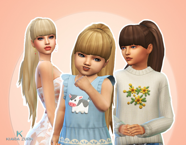 Maxis Match Ariana Ponytail by simsfinds - The Sims 4 Custom Content