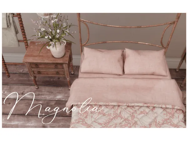 Alpha Magnolia by simsfinds - The Sims 4 Custom Content