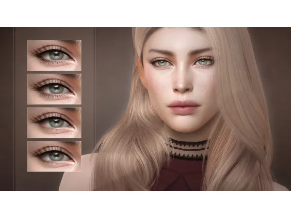 Alpha Christine Eyeliner by Remussirion - The Sims 4 Custom Content