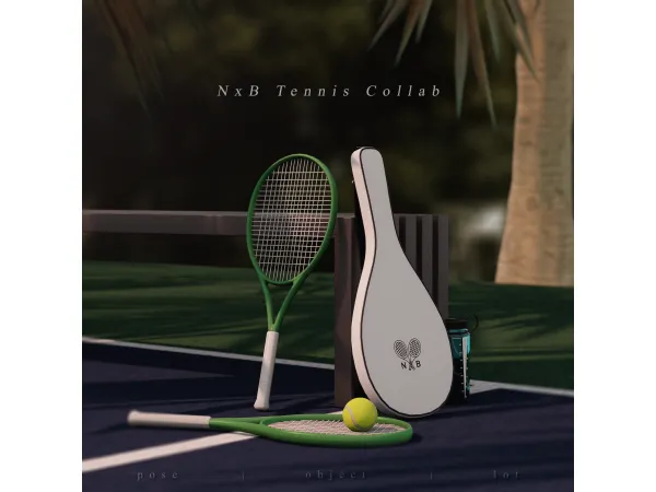Mix NxB Tennis Collab Posepack - The Sims 4 Custom Content