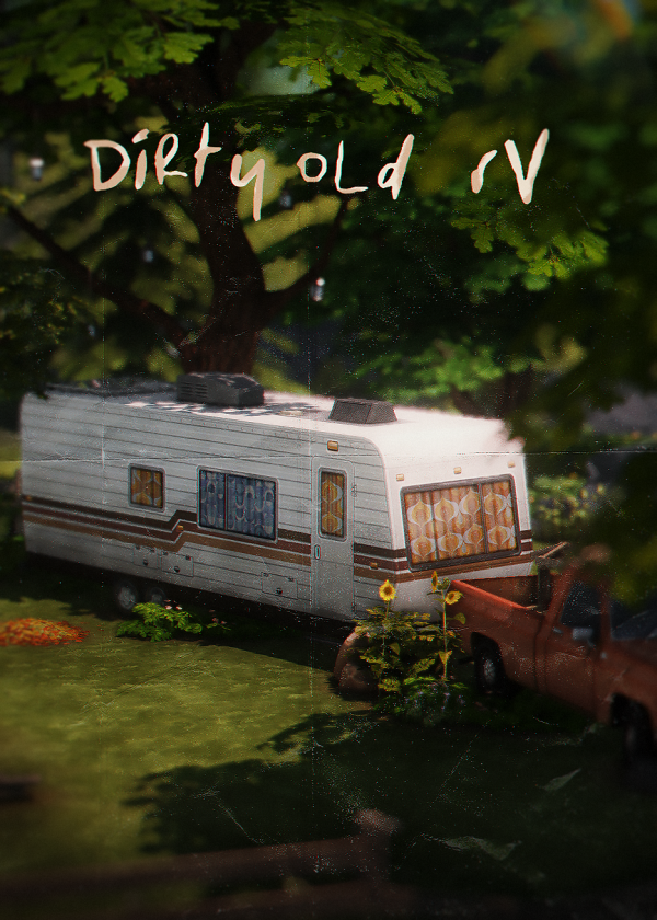 Maxis Match DIRTY OLD RV a functional portable affordable home by simsfinds - The Sims 4 Custom Content
