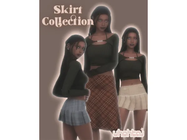 Maxis Match [Uh0htaj] Skirt Collection - The Sims 4 Custom Content