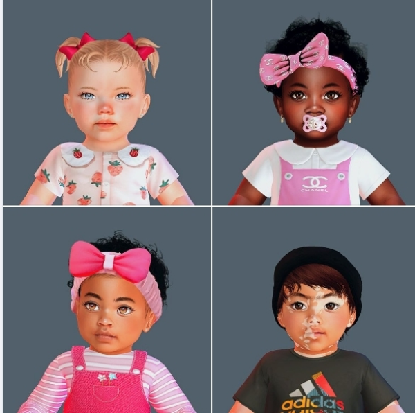 Mix Sim Dump 26 Infants by simsfinds - The Sims 4 Custom Content