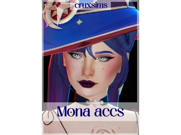 Maxis Match Mona accessories by cruxsims - The Sims 4 Custom Content
