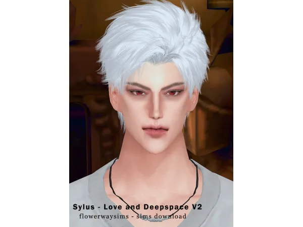Alpha SYLUS LOVE AND DEEPSPACE by Flower Way Sims Studio - The Sims 4 Custom Content