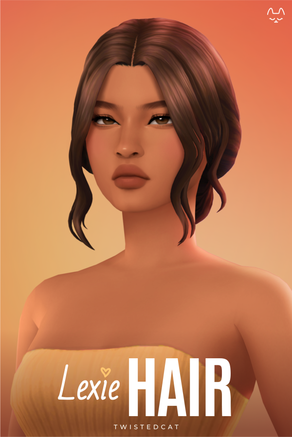 Maxis Match Lexie Hair by simsfinds - The Sims 4 Custom Content