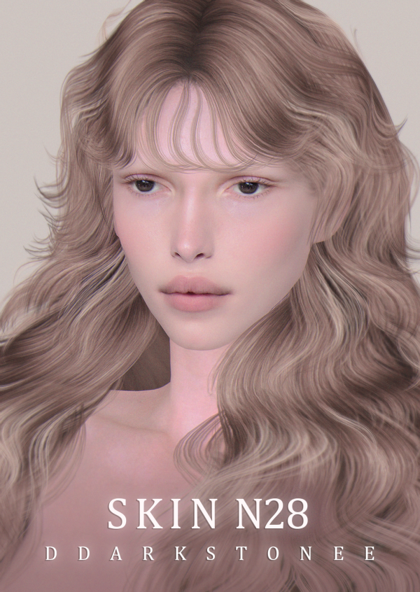 Alpha SKIN N28 by simsfinds - The Sims 4 Custom Content