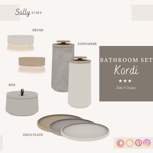 Alpha Bathroom Kordi by sally4sims - The Sims 4 Custom Content