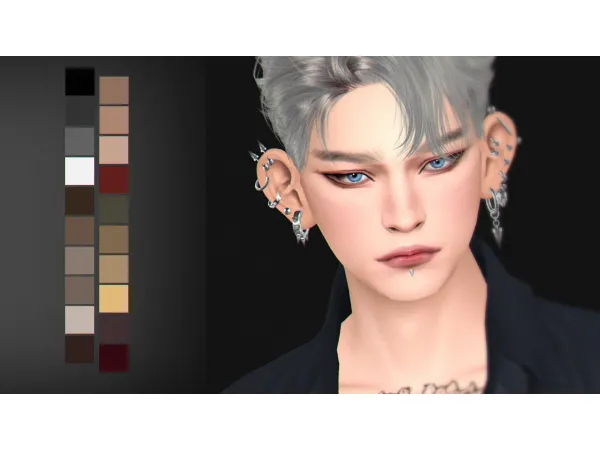 Alpha Heirs Eyebrows Jul by Kikuruacchi - The Sims 4 Custom Content
