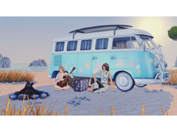 Vintage Summer Vibes: On the Road by Lapanemona