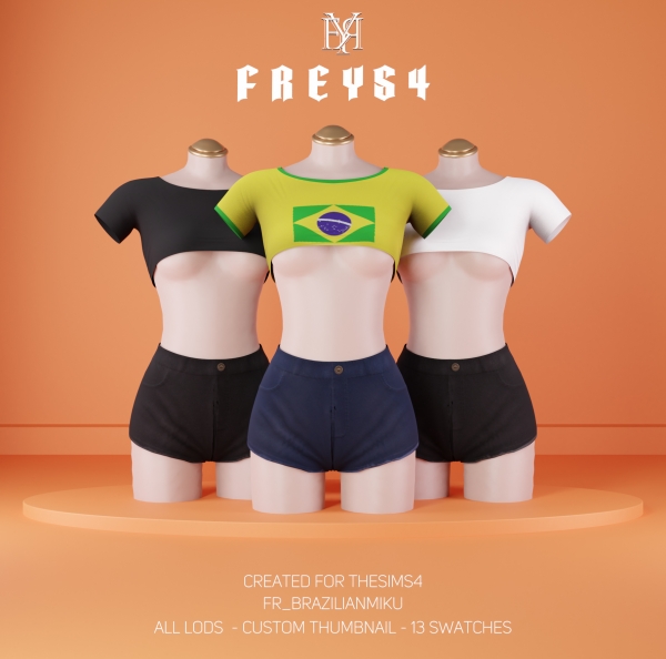 Alpha BrazilianMiku V1 Req by freys4 - The Sims 4 Custom Content