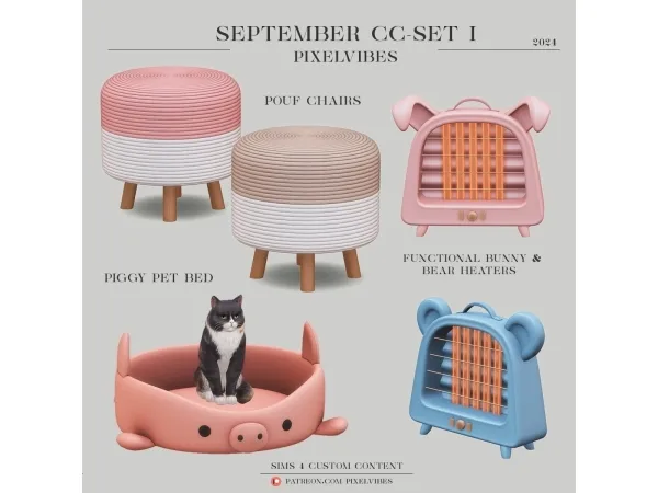 Alpha September 2024 Set 1 - The Sims 4 Custom Content