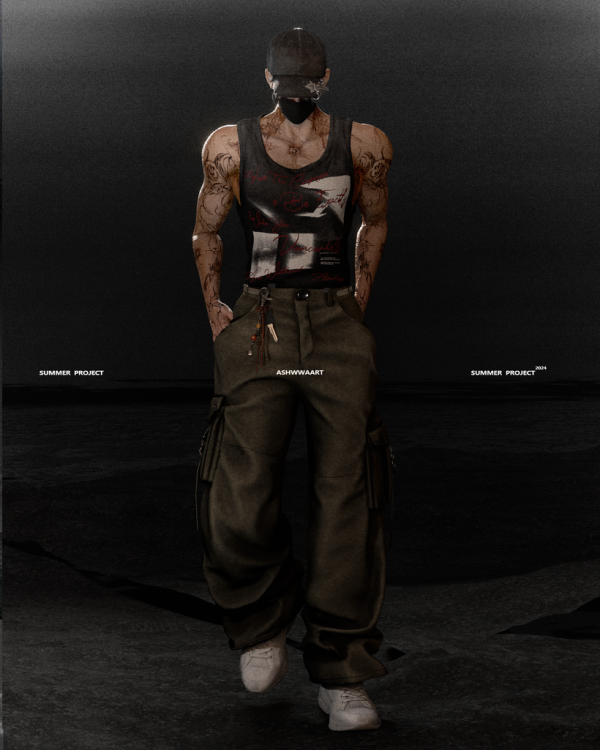 Alpha Male Summer Look by simsfinds - The Sims 4 Custom Content