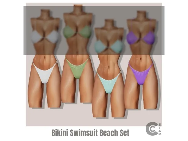 Alpha Bikini Swimsuit Bottom - The Sims 4 Custom Content