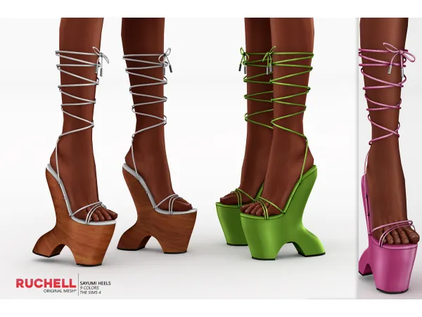 Alpha sayumi heels - The Sims 4 Custom Content