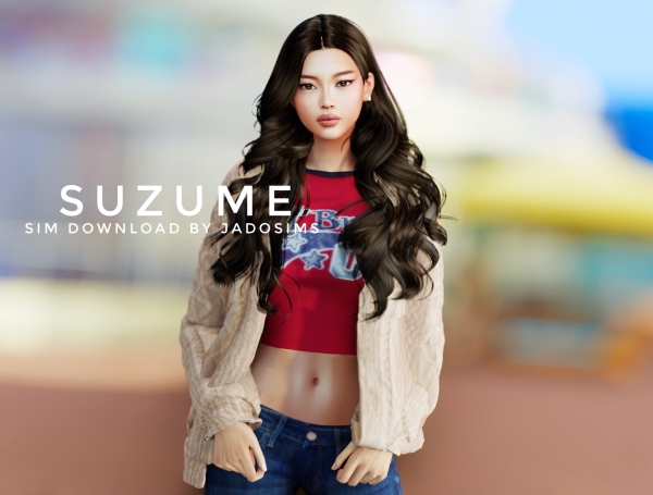 Alpha Suzume (Sim Download) by shopwithflynnn - The Sims 4 Custom Content