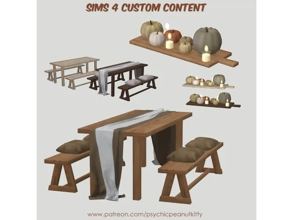 Mix October Outdoor - The Sims 4 Custom Content