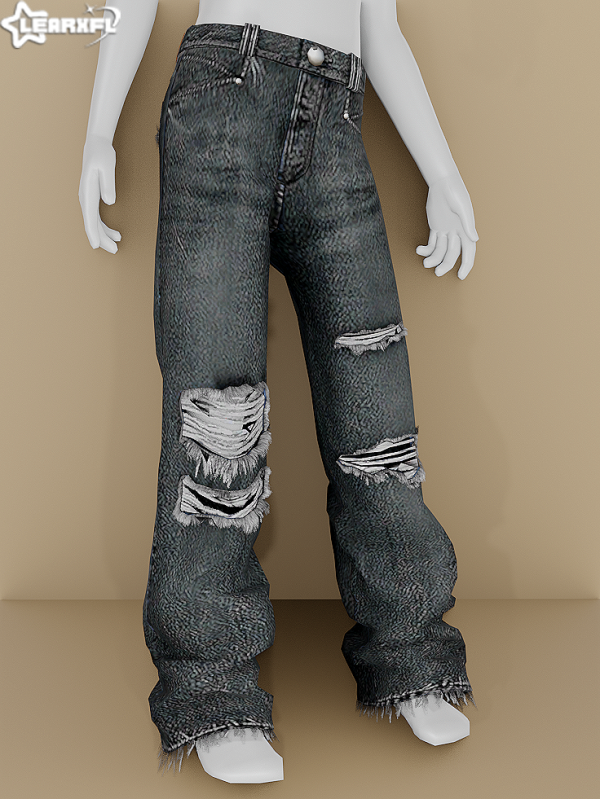 Alpha Spring Farm Male Jeans by simsfinds - The Sims 4 Custom Content