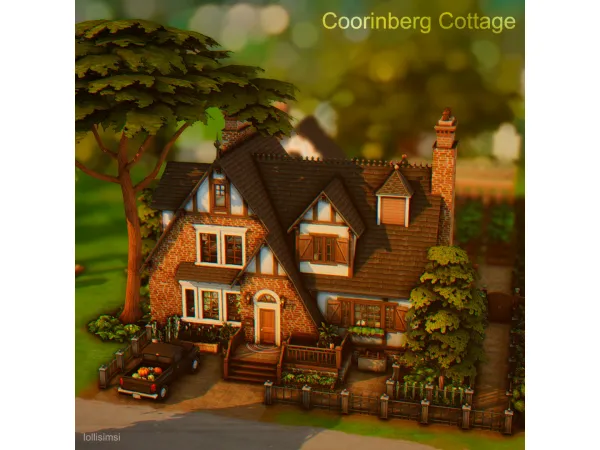 Maxis Match Coorinberg Cottage by lollisimsi - The Sims 4 Custom Content