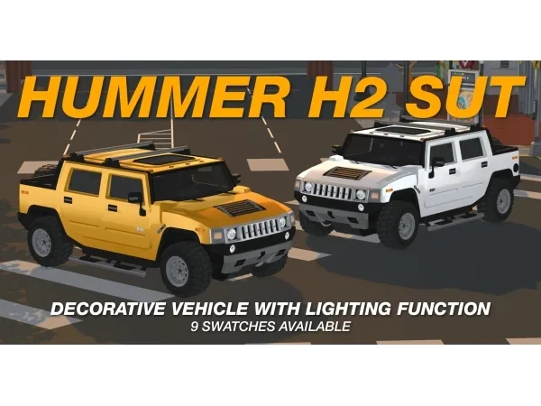 Alpha Tyler Winston Cars 2008 Hummer H2 SUT - The Sims 4 Custom Content