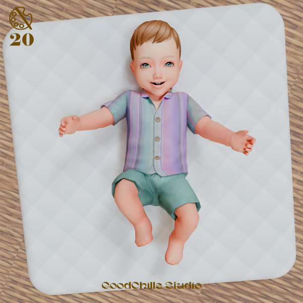 Alpha Maxis Match GCS September's 2024 Infant by goodchillsstudio - The Sims 4 Custom Content