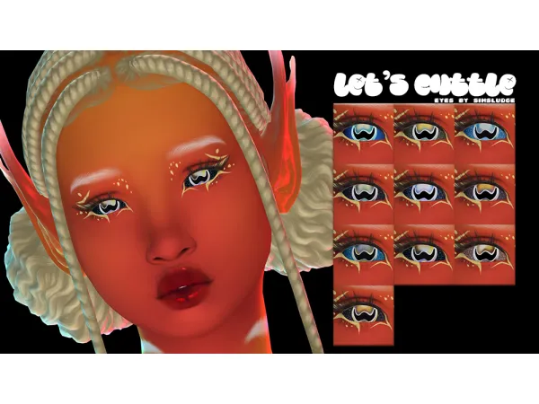 Maxis Match LETS CUTTLE EYES by simsludge - The Sims 4 Custom Content