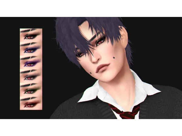 Alpha Obimaru Eyeshadow by Kikuruacchi - The Sims 4 Custom Content