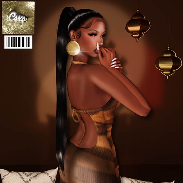 Alpha Zoe Collection Jayda Ponytail V1 V2 by simsfinds - The Sims 4 Custom Content