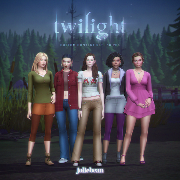 Maxis Match Twilight Set by simsfinds - The Sims 4 Custom Content