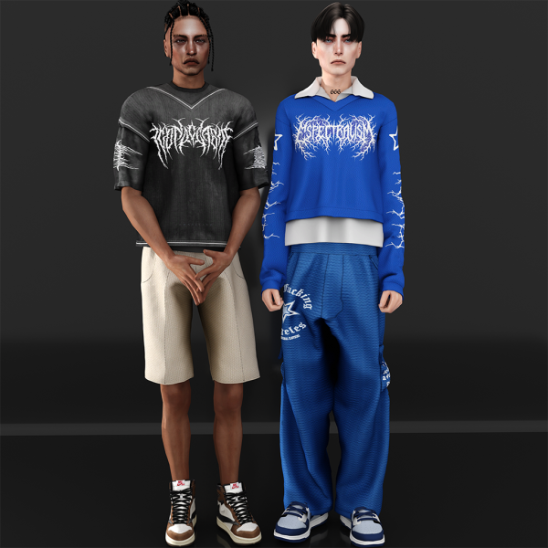 Alpha WASTEFUL GARMENTS by whimp - The Sims 4 Custom Content
