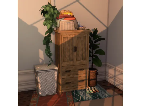Maxis Match Ekved Dresser by SimsiSalemCC - The Sims 4 Custom Content