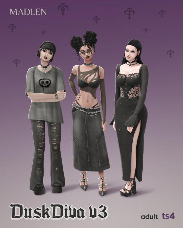 Maxis Match DuskDiva v3 Set by simsfinds - The Sims 4 Custom Content