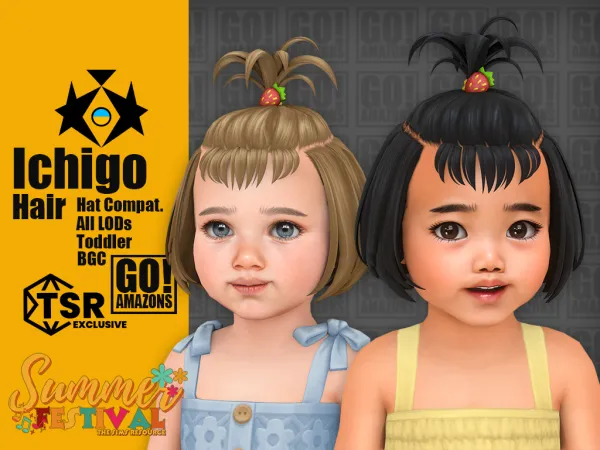 Maxis Match ICHIGO by goamazons - The Sims 4 Custom Content