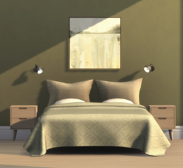 Alpha Nord Dresser Nord Nightstand and Nord Wardrobe by simsfinds - The Sims 4 Custom Content