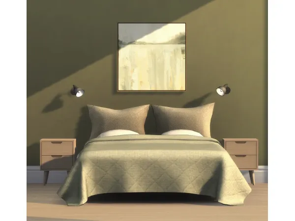 Alpha Nord Dresser Nord Nightstand and Nord Wardrobe by heurrs - The Sims 4 Custom Content