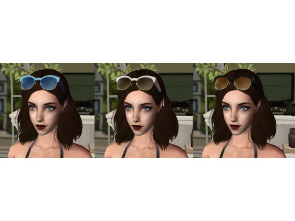 Glasses On Top Of Head Accessory for - The Sims 2 Custom Content