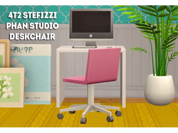 4t2 Stefizzi Phan Studio Deskchair - The Sims 2 Custom Content