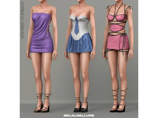 Alpha Belaloallure Untitled Collection - The Sims 4 Custom Content