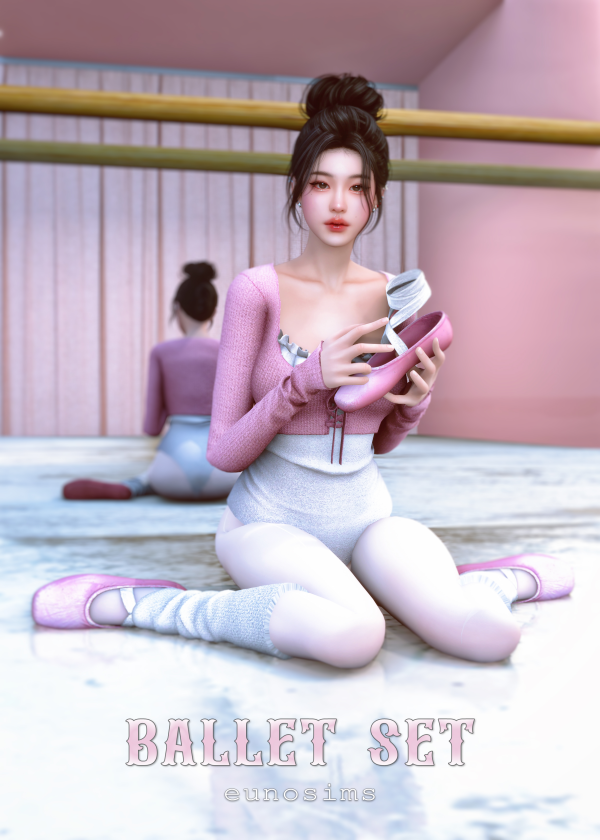 Alpha Ballet Set by simsfinds - The Sims 4 Custom Content