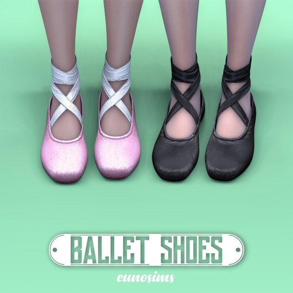 Alpha Ballet Shoes by simsfinds - The Sims 4 Custom Content