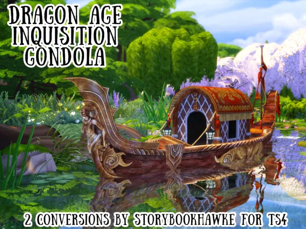 Mix Dragon Age Inquisition Gondola by storybookhawke - The Sims 4 Custom Content