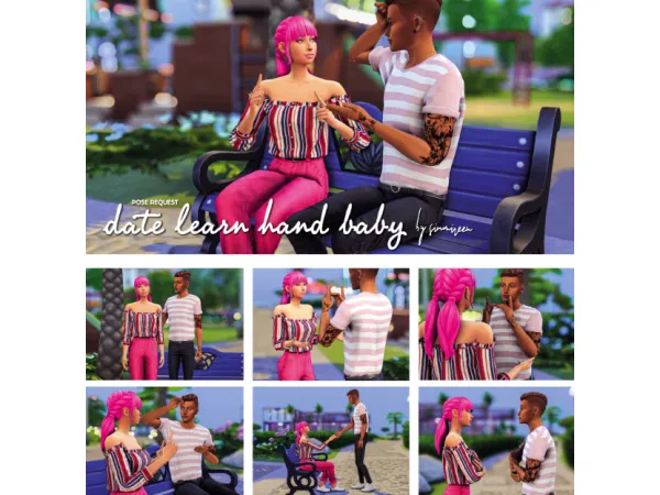 Mix Date learn hand baby by simmireen - The Sims 4 Custom Content
