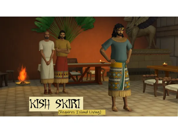 Maxis Match Procrasimnation Kish Skirt - The Sims 4 Custom Content